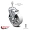 Service Caster 5 Inch Semi Steel Wheel Swivel 10mm Threaded Stem Caster with Brake SCC SCC-TS20S514-SSS-TLB-M1015 - alternate 3